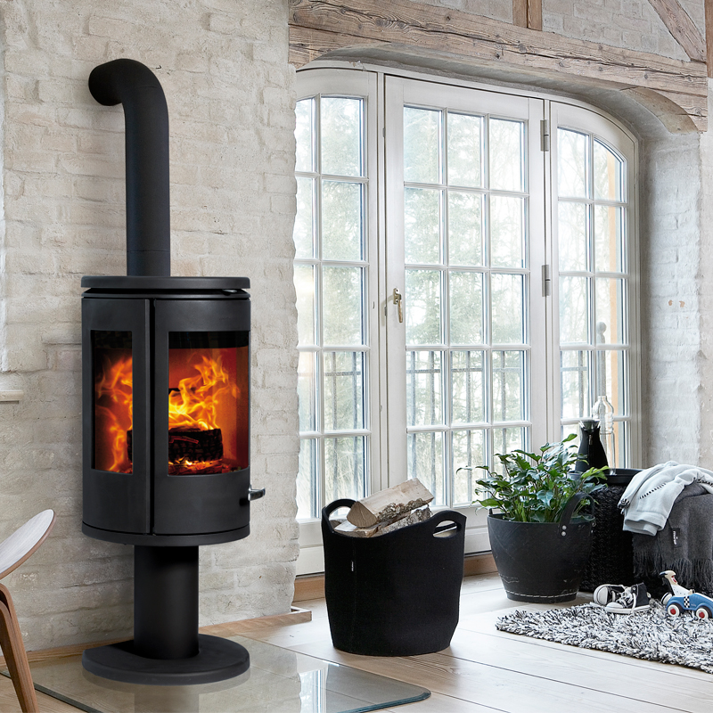 Braskamin i Landskrona – installation av vedkamin