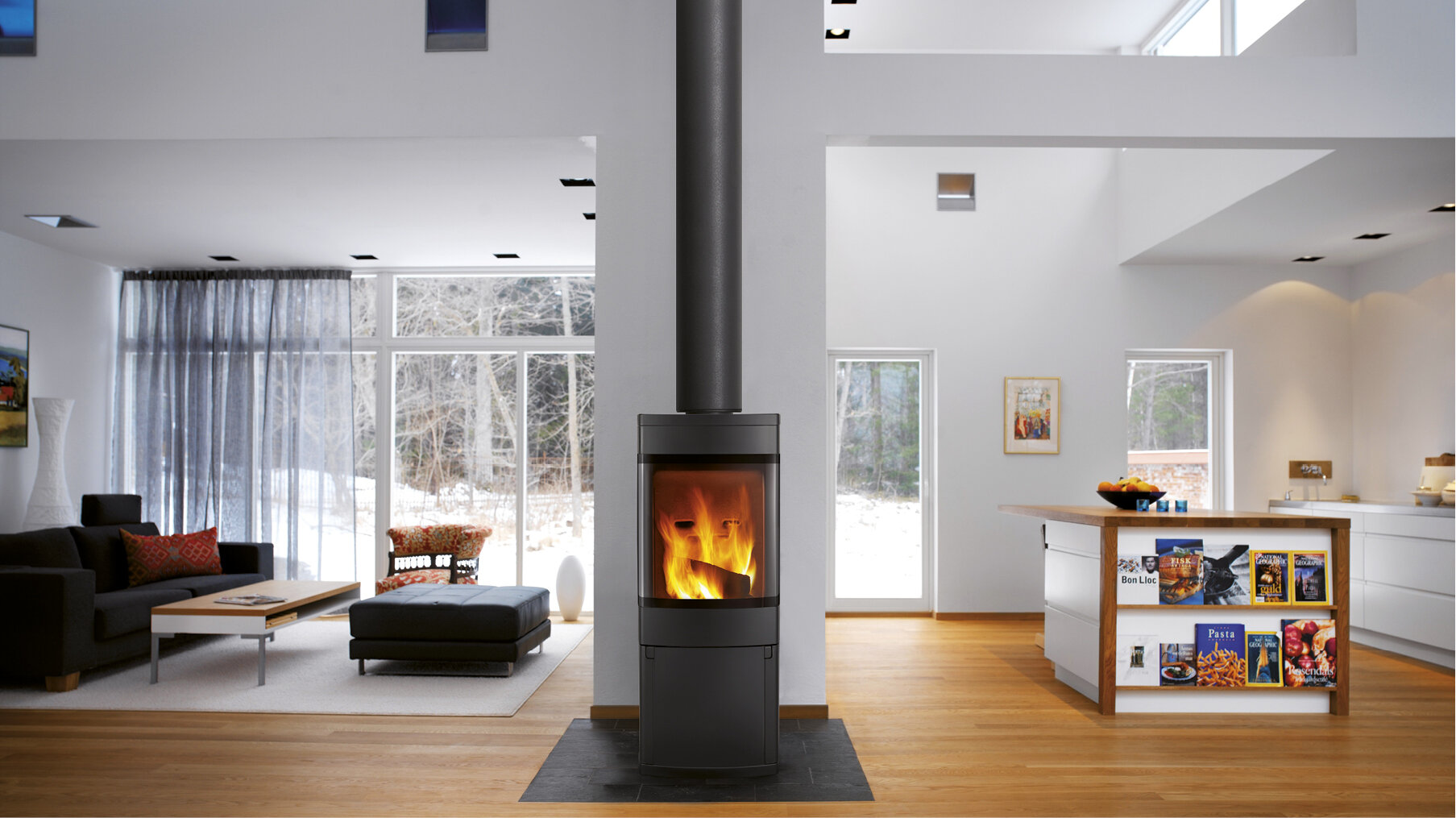 Permeter – Stålskorsten för vedeldning från Schiedel